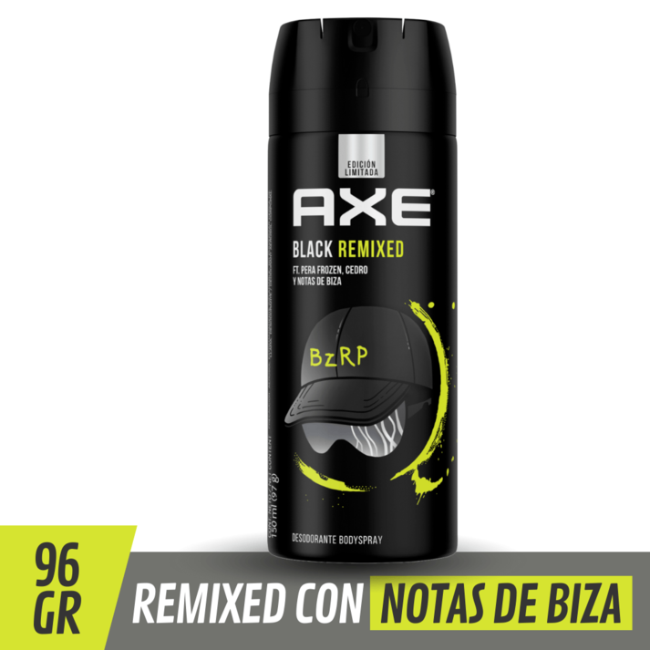 Oferta de Desodorante Axe Aero Black Bzrp 96 Gr por $1424,24 en Supermercados Comodin