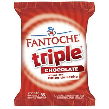 Oferta de Alfajor Fantoche Triple Chocolate 85Gr por $487,99 en Supermercados Comodin