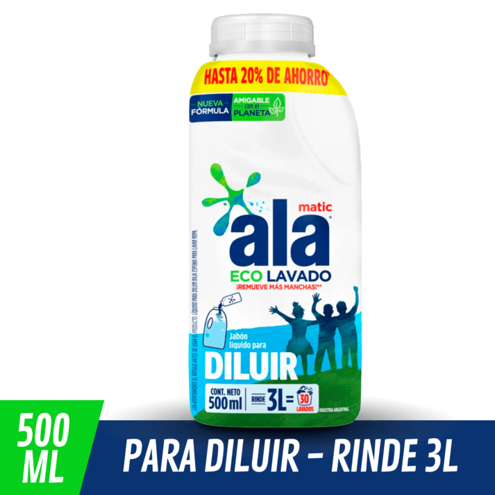 Oferta de Jabon Ala Liquido para Diluir x 500 Ml por $3509,99 en Supermercados Comodin