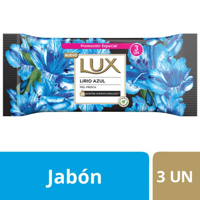 Oferta de Jabón en Barra Lux Lirio Azul 3x125 g por $1264,42 en Supermercados Comodin