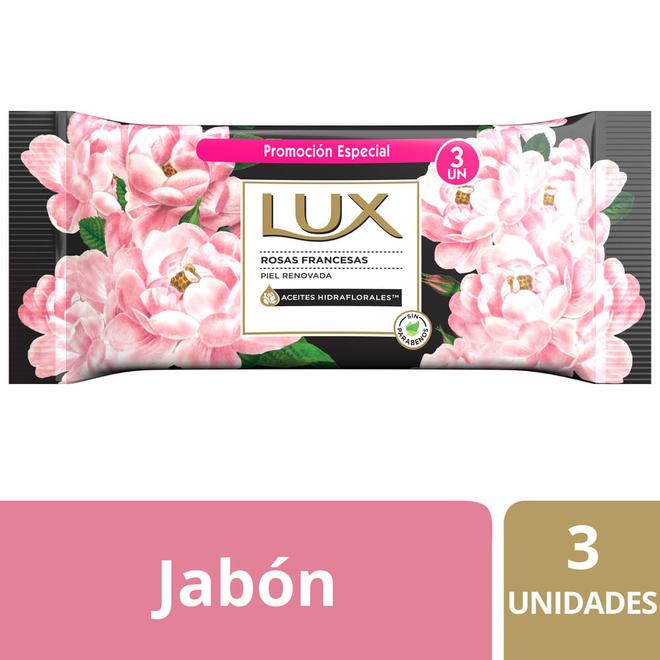 Oferta de Jabón en Barra Lux Rosas Francesas 3x125 g por $1360,34 en Supermercados Comodin