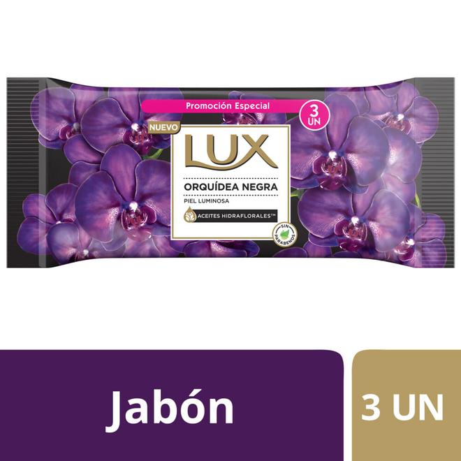 Oferta de Jabón en Barra Lux Orquídea Negra 3x125 g por $1360,34 en Supermercados Comodin