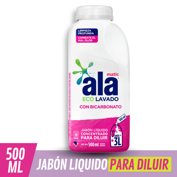 Oferta de Jabon Ala para Diluir Bicarbonato 500ml por $3872,69 en Supermercados Comodin