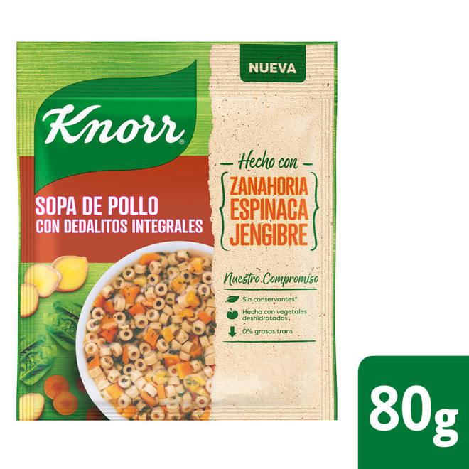 Oferta de Sopa Casera Knorr Pollo con Dedalitos 80 gr por $830,99 en Supermercados Comodin