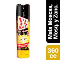 Oferta de Insecticida X-5 Mata Moscas y Mosquitos y Zanc Aero 360 cc por $1799 en Supermercados Comodin
