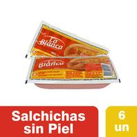 Oferta de Salchichas La Blanca 6un 190Gr por $550 en Supermercados Comodin