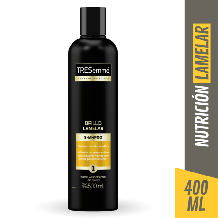 Oferta de Shampoo Tresemme Brillo Lamelar 500ml por $2495,99 en Supermercados Comodin