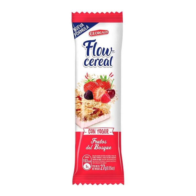 Oferta de Barra Flow Cereal Yoghurt 27gr por $373,99 en Supermercados Comodin