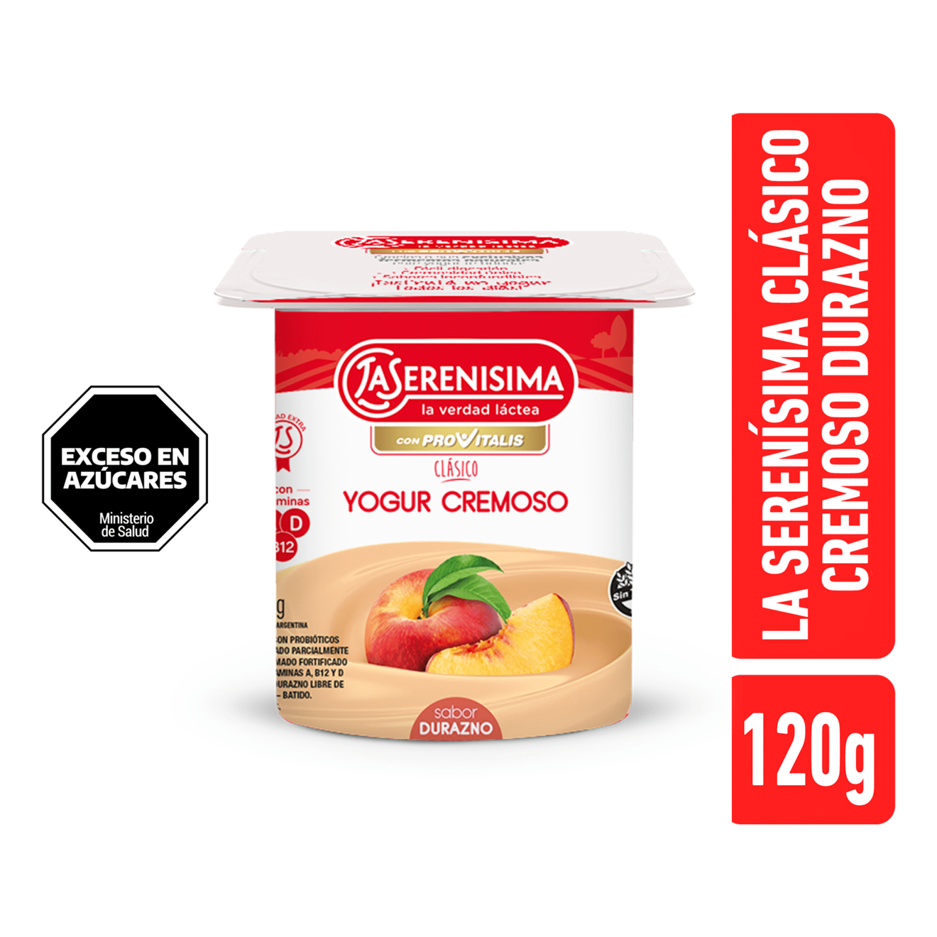Oferta de Yogur Cremoso La Serenisima Durazno 120 gr por $553,99 en Supermercados Comodin