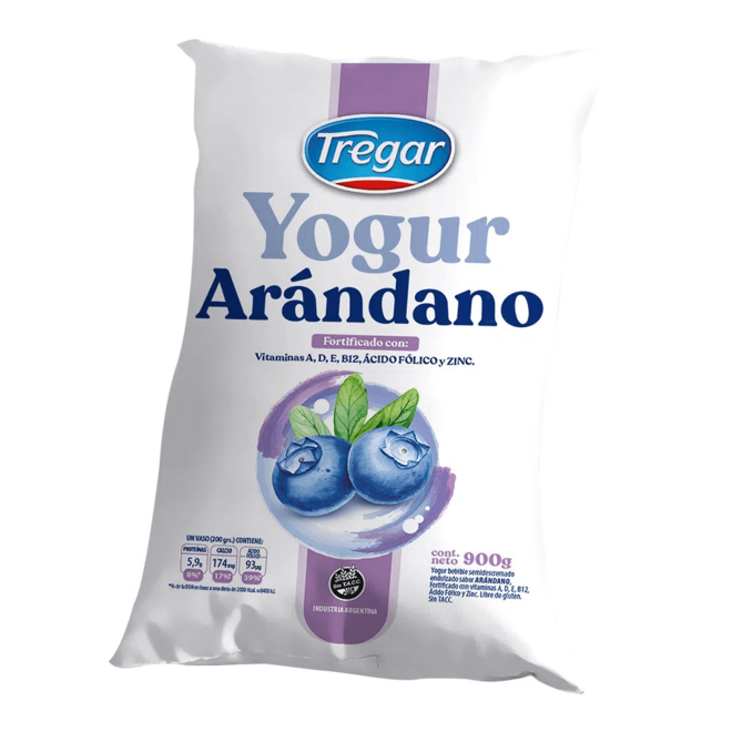Oferta de Yogur Tregar Bebible Arandano 900 Gr por $1015,24 en Supermercados Comodin