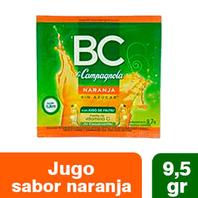 Oferta de Jugo Bc Naranja Dulce Sobr x 9,5 Gr por $168,12 en Supermercados Comodin