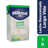 Oferta de Leche Milkaut Parcialmente Descremada Larga Vida 1Lt por $1513,79 en Supermercados Comodin