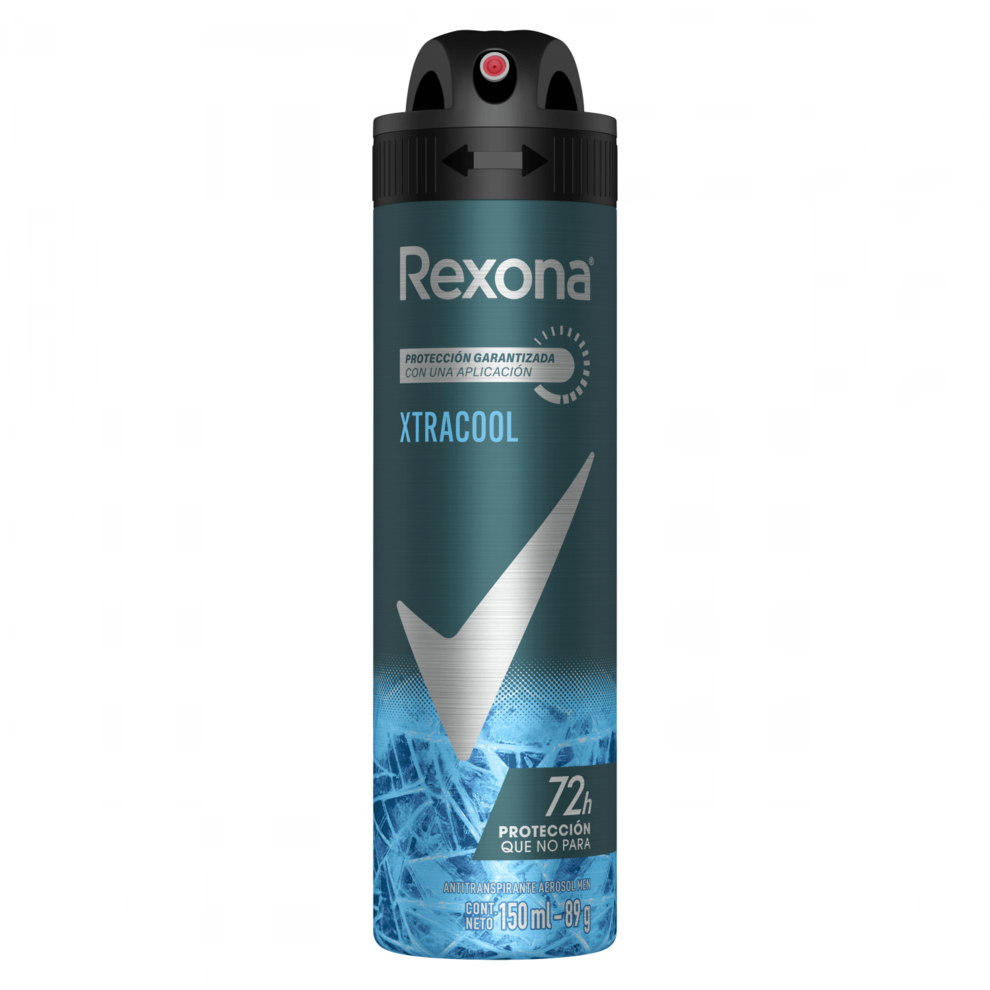 Oferta de Desodorante Antitranspirante REXONA Men Xtracool en Aerosol 150 ml por $1399 en Supermercados Comodin
