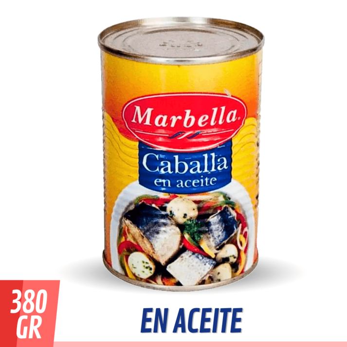 Oferta de Caballa Marbella en Aceite 380 gr por $1424,99 en Supermercados Comodin