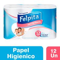 Oferta de Papel Higienico Felpita Q Bco 12Ux30Mt por $3699 en Supermercados Comodin