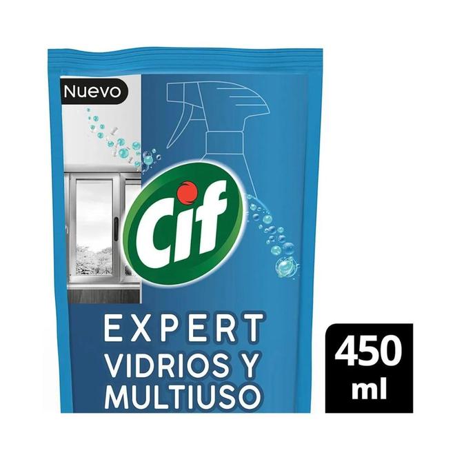 Oferta de Limpiador Vidrio Multiuso Expert Cif 450 Ml. por $742,5 en Supermercados DIA