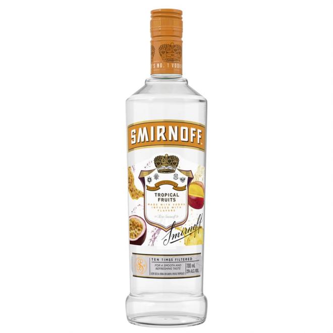 Oferta de Vodka Tropical Fruits Smirnoff 700 Ml. por $4990 en Supermercados DIA