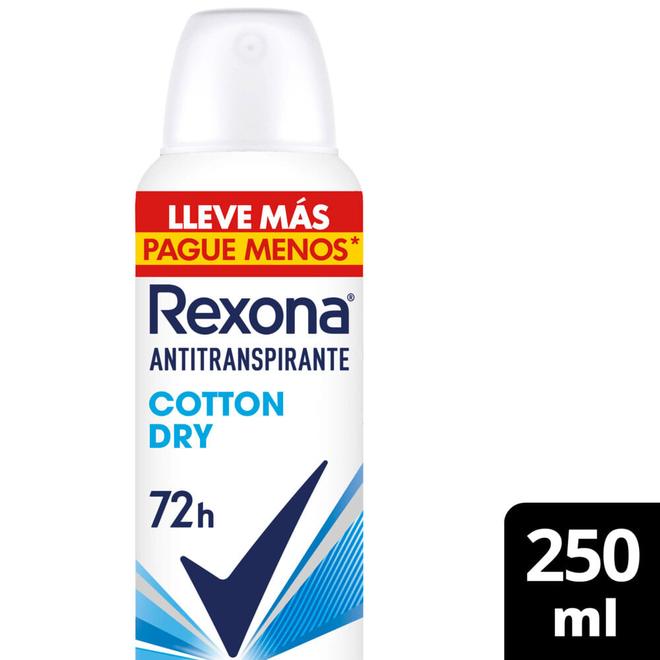Oferta de Desodorante Cotton Dry Rexona 250 Ml. por $1830 en Supermercados DIA