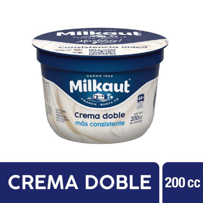 Oferta de Crema Doble Milkaut 200 Ml. por $1980 en Supermercados DIA