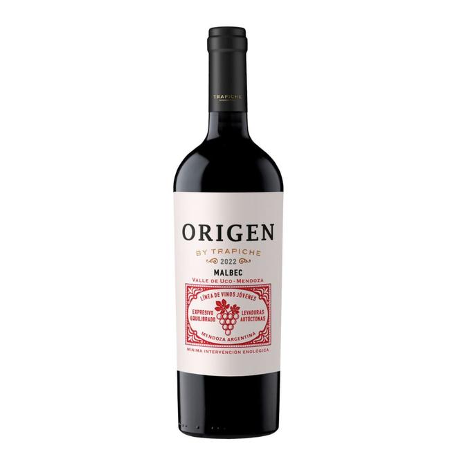 Oferta de Vino Tinto Malbec Origen Trapiche 750 Ml por $3700 en Supermercados DIA