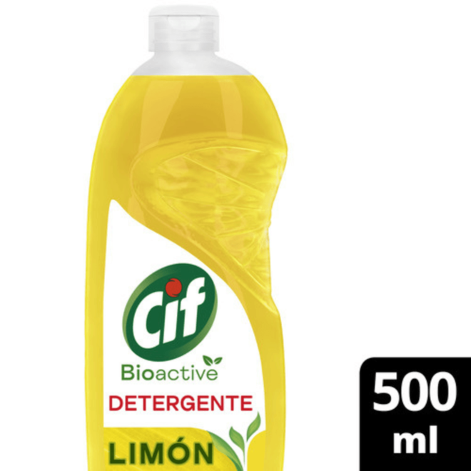 Oferta de Lavavajilla Bioactive Limon Cif 500ml por $1580 en Supermercados DIA