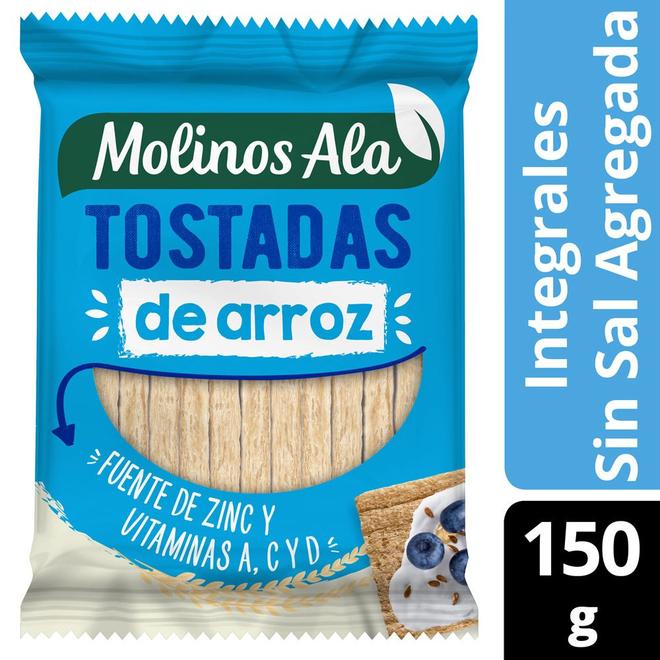 Oferta de Tostadas Sin Sal Con Vitaminas Molinos Ala 150 Gr. por $1657,5 en Supermercados DIA