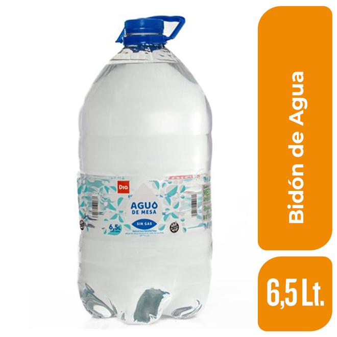 Oferta de Bidón de Agua Sin Tacc Tratada Dia 6,5 Lt. por $1800 en Supermercados DIA