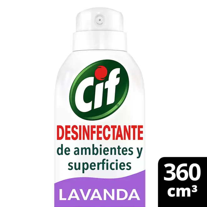 Oferta de Aerosol Desinfectante de Ambientes y Superficies Cif Lavanda 260 Gr. por $1980 en Supermercados DIA