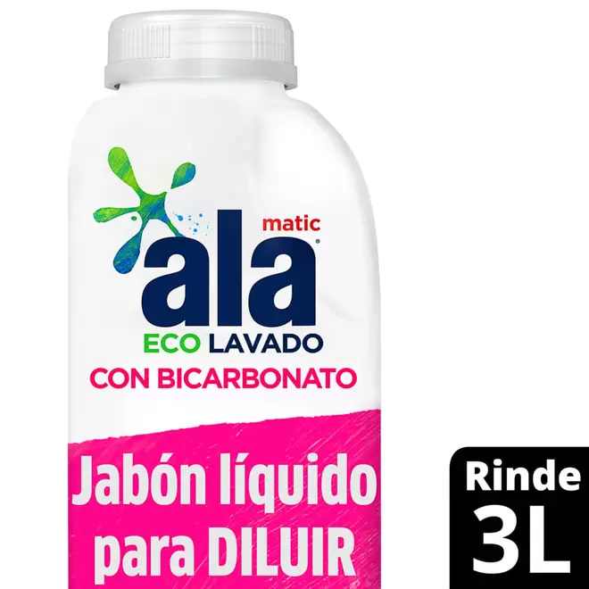 Oferta de Jabón Líquido Concentrado para Diluir Ala con Bicarbonato 500 Ml. por $3878 en Supermercados DIA