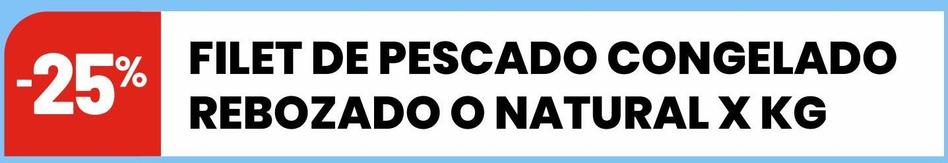 Oferta de FILET DE PESCADO CONGELADO REBOZADO O NATURAL X KG en HiperChangomas