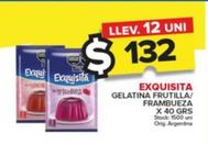 Oferta de Gelatina frutilla por $132 en Carrefour Maxi