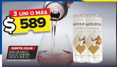 Oferta de Vino blanco dulce chenin lata por $589 en Carrefour Maxi