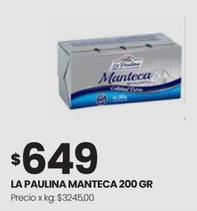 Oferta de Manteca por $649 en Punto Mayorista