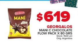 Oferta de Mani C Chocolate Flow Pack por $619 en Carrefour Maxi