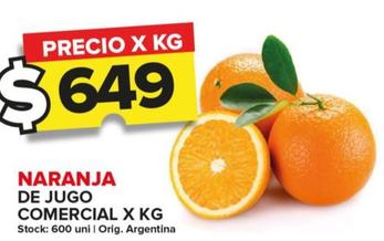 Oferta de Naranja por $649 en Carrefour Maxi