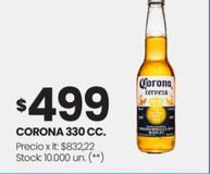 Oferta de Corona por $499 en HiperChangomas