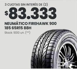 Oferta de Neumático firehawk 900 185 65R15 88H en HiperChangomas