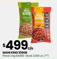 Oferta de Mani King - 100GR por $499 en Changomas
