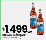 Oferta de Quilmes - Clásica por $1499 en HiperChangomas