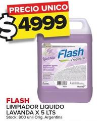 Oferta de Flash - Limpiador Liquido Lavanda X 5 Lts por $4999 en Carrefour Maxi