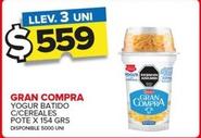 Oferta de Gran Compra - Yogur Batido C/ Cereales Pote en Carrefour Maxi