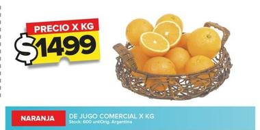 Oferta de Naranja De Jugo Comercial por $1499 en Carrefour Maxi