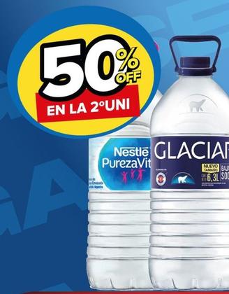 Oferta de Glaciar/Nestle - Agua Mineral S/Gas Bidon/ Bajo Sodio en Carrefour Maxi