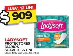 Oferta de Ladysoft - Protector Diarios Suave por $909 en Carrefour Maxi