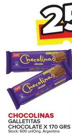 Oferta de Chocolinas - Galletitas Chocolate en Carrefour Maxi