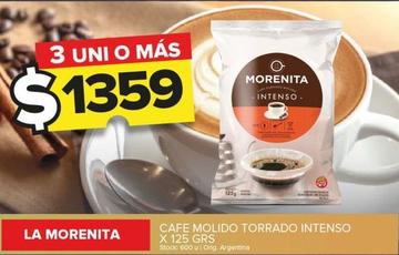 Oferta de La Moretina - Café Molido Torrado Intenso por $1359 en Carrefour Maxi