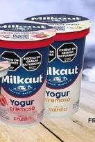 Oferta de Milkaut - Yogur Cremoso Entero Frutilla en Carrefour Maxi