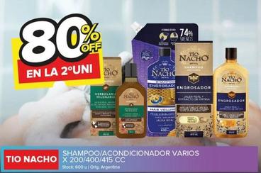 Oferta de Tio Nacho - Shampoo / Acondicionador Varios en Carrefour Maxi