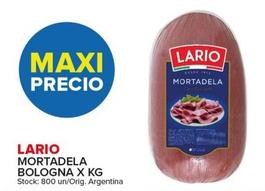 Oferta de Lario - Mortadela Bologna en Carrefour Maxi