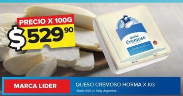 Oferta de Queso Cremoso Horma por $529,9 en Carrefour Maxi